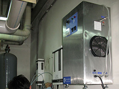 水箱臭（chòu）氧消毒使用現場